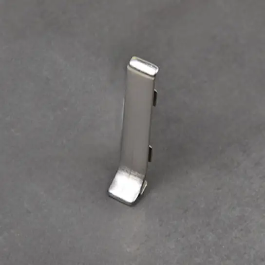 Koppelstuk geborsteld (bij 2103) - RVS bewerkt - 10 x 40 mm Beperkte Voorraad